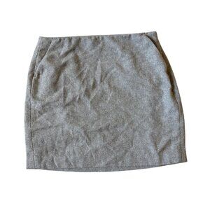 Banana Republic Womens Oatmeal Skirt L3 Marbled Mini Size 0P Schoolgirl Scholar